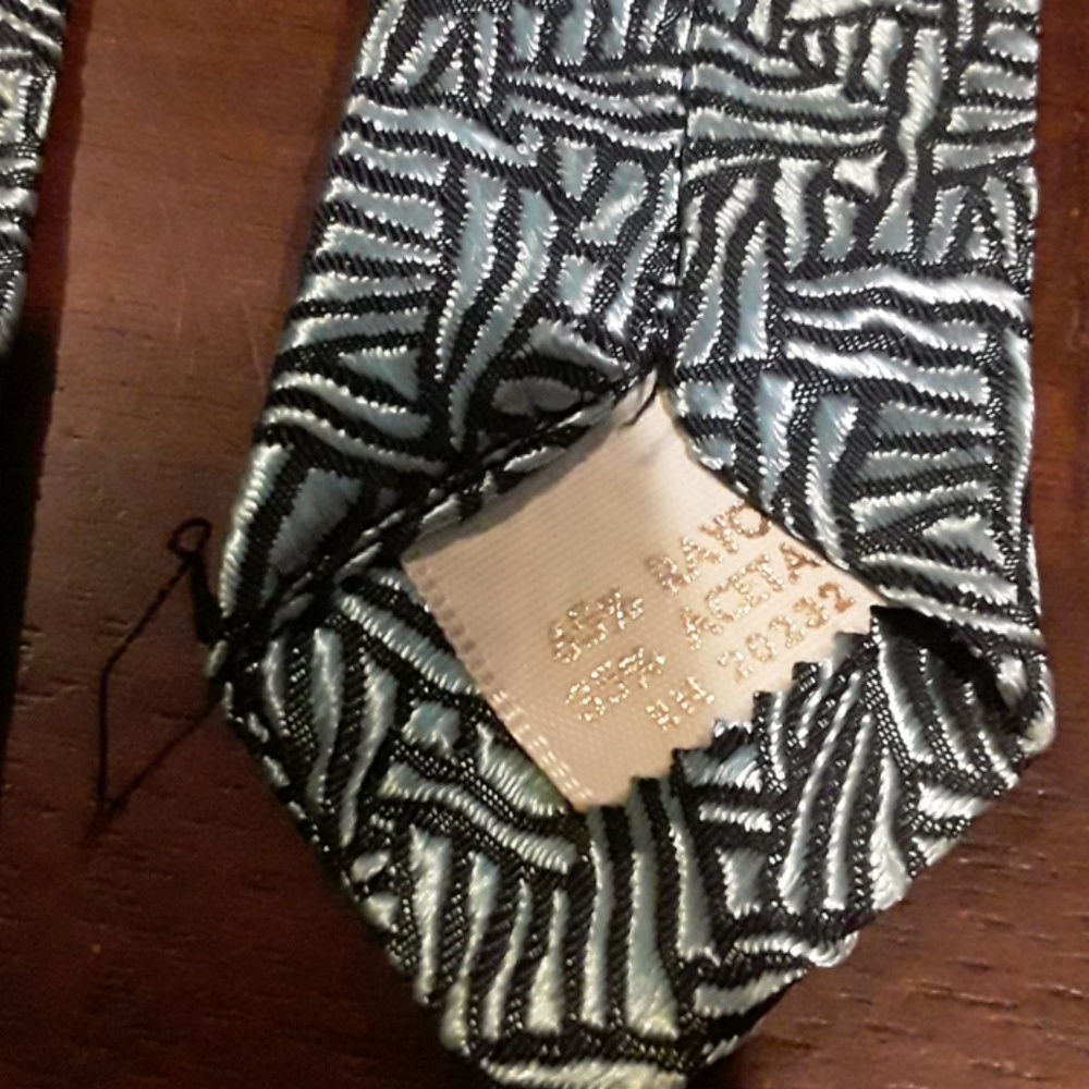 MEN'S NECKTIE   65% RAYON 35 % ACETATE - Picture 4 of 4
